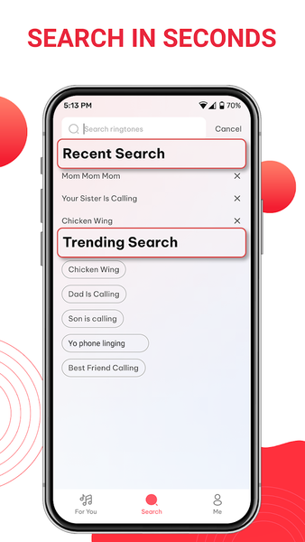 Ringtones Songs for Android - Image screenshot of android app