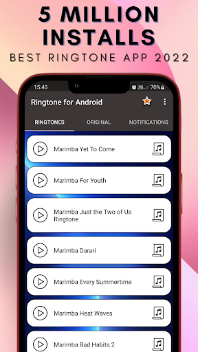 Ringtone for Android™ - عکس برنامه موبایلی اندروید