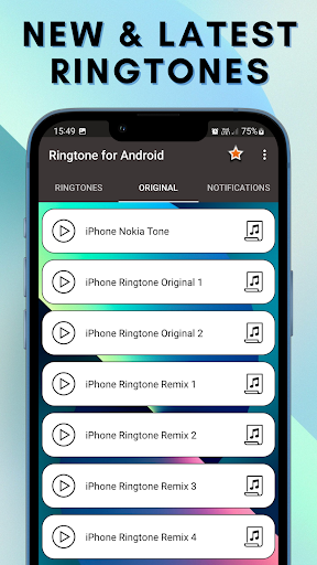Ringtone for Android™ - عکس برنامه موبایلی اندروید