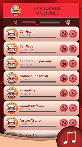 Car Sounds Ringtones - Image screenshot of android app