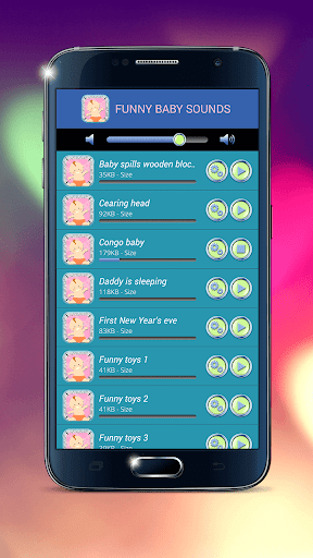 Funny Baby Sounds - Image screenshot of android app