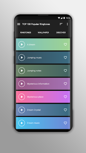 Ringtones super 100 - Image screenshot of android app