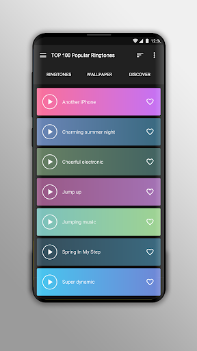 Ringtones super 100 - Image screenshot of android app