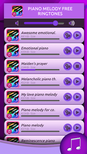 Piano Melody Free Ringtones - عکس برنامه موبایلی اندروید