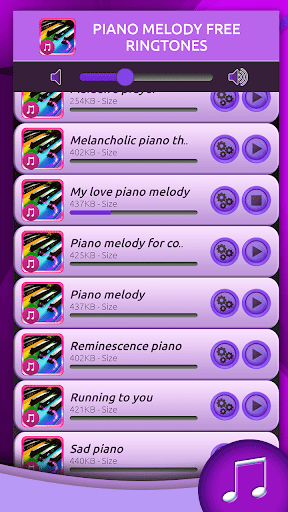 Piano Melody Free Ringtones - عکس برنامه موبایلی اندروید