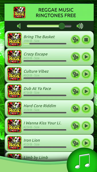 Reggae Music Ringtones Free - عکس برنامه موبایلی اندروید