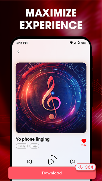 Ringtones Music for Android - Image screenshot of android app