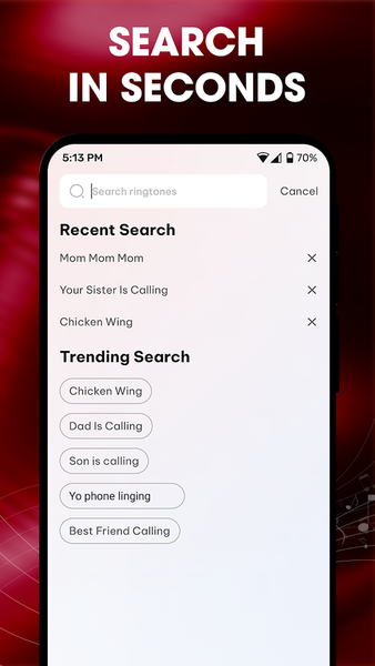 Ringtones Music for Android - Image screenshot of android app
