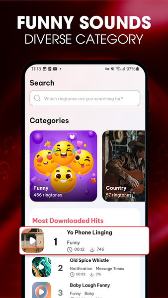 Ringtones Music for Android - Image screenshot of android app