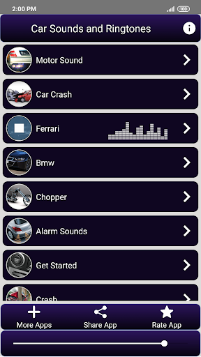 Car Sounds & Ringtones - عکس برنامه موبایلی اندروید