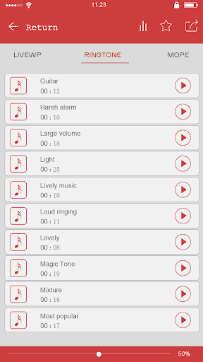 Super loud volume ringtones - Image screenshot of android app