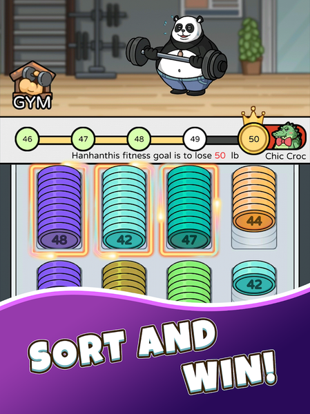 Gym Sort - عکس بازی موبایلی اندروید