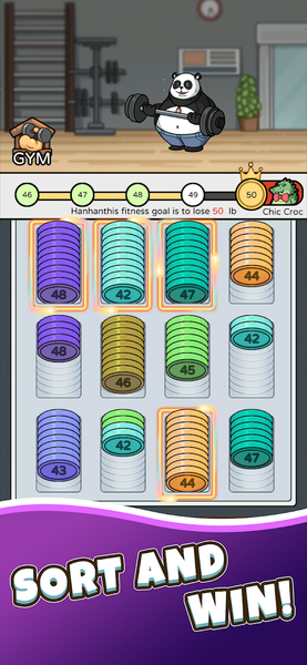 Gym Sort - عکس بازی موبایلی اندروید