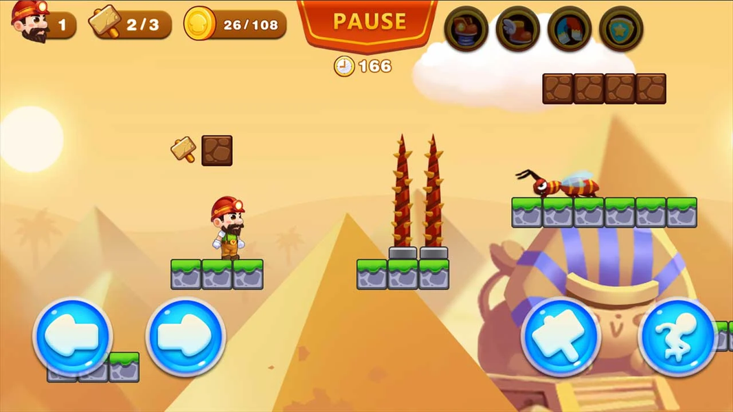 Super Adventure of Rio - Gameplay image of android game
