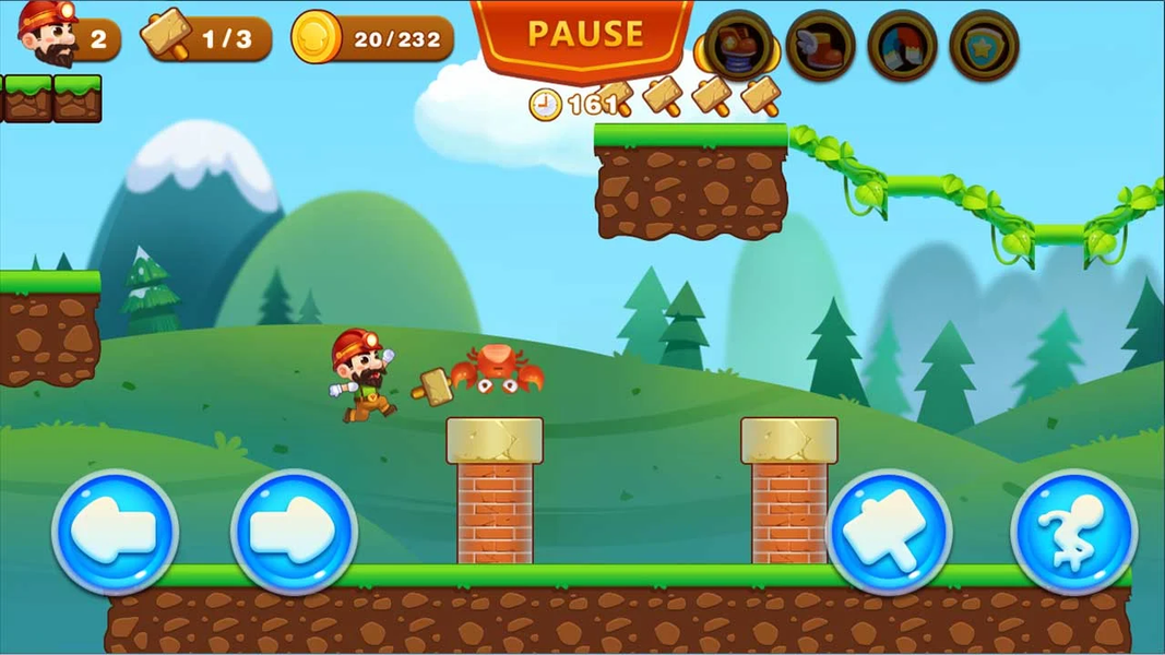 Super Adventure of Rio - Gameplay image of android game