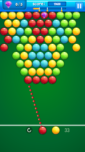 Bubble Shooter Deluxe - Gameplay image of android game