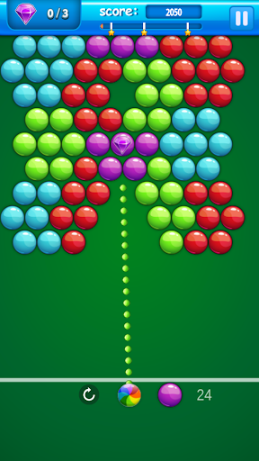 Bubble Shooter Deluxe - Gameplay image of android game