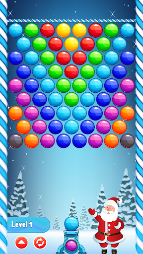 Bubble Shooter Christmas - Gameplay image of android game