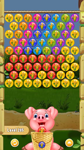 Corn Bubble - Gameplay image of android game