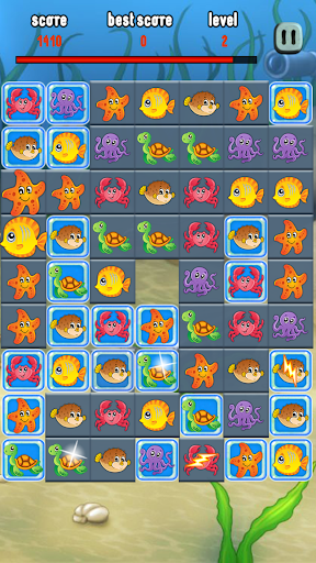 Marine Wonders - Match 3 - Gameplay image of android game