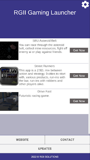 RGII Gaming Launcher - Image screenshot of android app