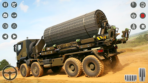 Indian Army Truck Driving Game - Image screenshot of android app
