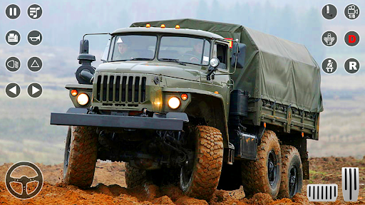 Indian Army Truck Driving Game - Image screenshot of android app
