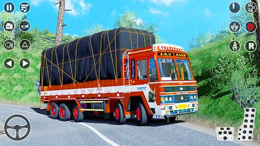 Indian Truck Drive Lorry Games - Gameplay image of android game