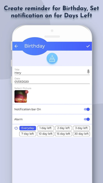 Days Left - Events Countdown - Image screenshot of android app