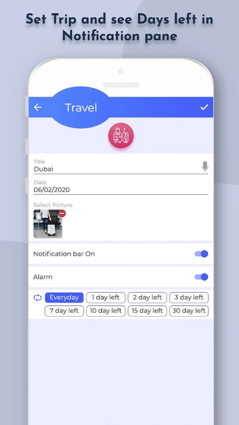 Days Left - Events Countdown - Image screenshot of android app