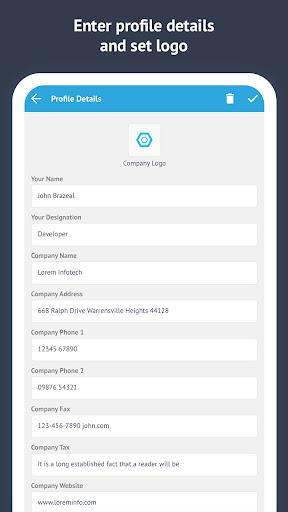 Letterhead Maker - Templates - Image screenshot of android app