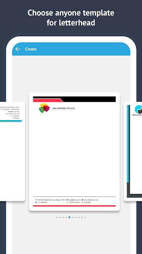 Letterhead Maker - Templates - Image screenshot of android app