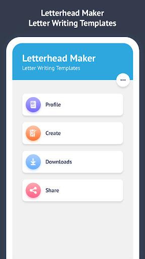 Letterhead Maker - Templates - Image screenshot of android app
