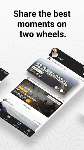 Riser: Motorcycle GPS & Social - عکس برنامه موبایلی اندروید