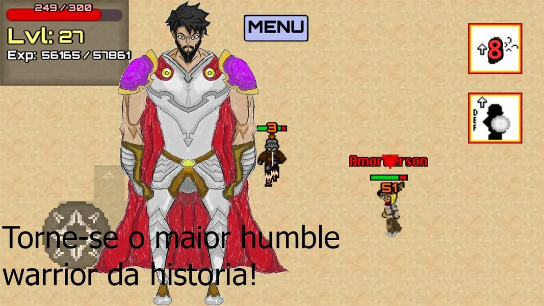 The Humble Warrior - Hunter - Gameplay image of android game