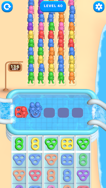 Aqua Mania: Color Match Puzzle - Gameplay image of android game