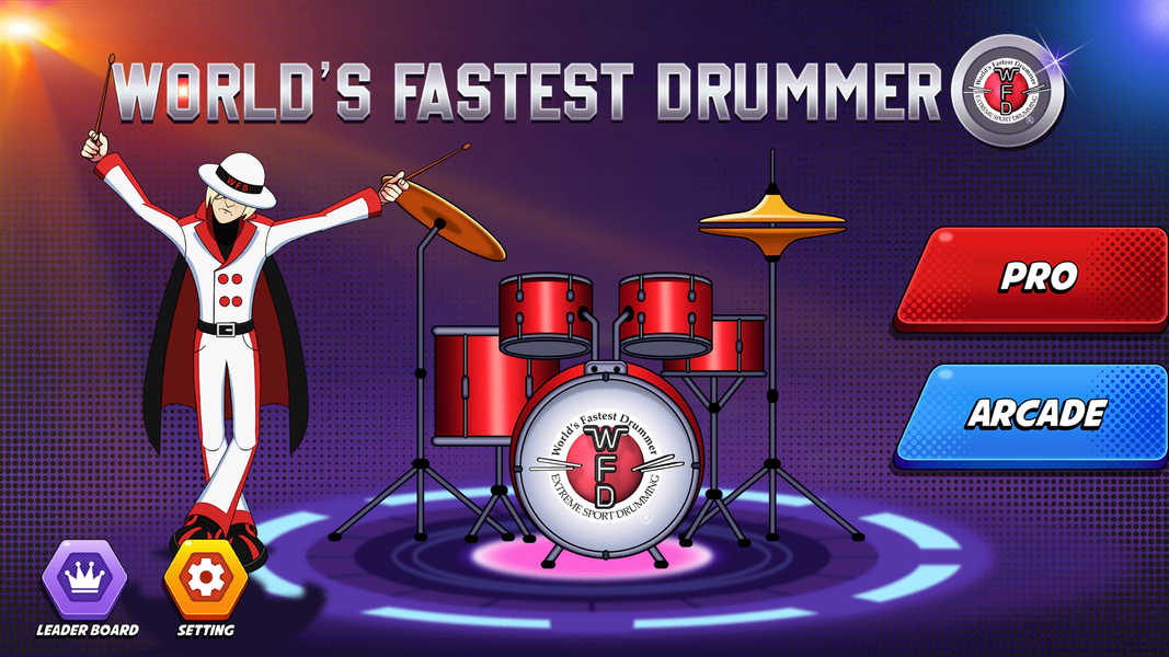 World's Fastest Drummer - عکس بازی موبایلی اندروید