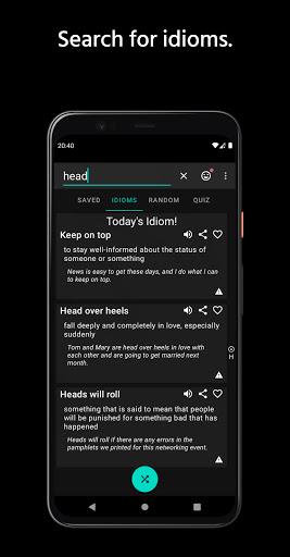Idioms And Phrases - English - Image screenshot of android app