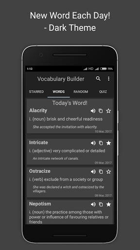 Vocabulary Builder: Daily Word - Image screenshot of android app