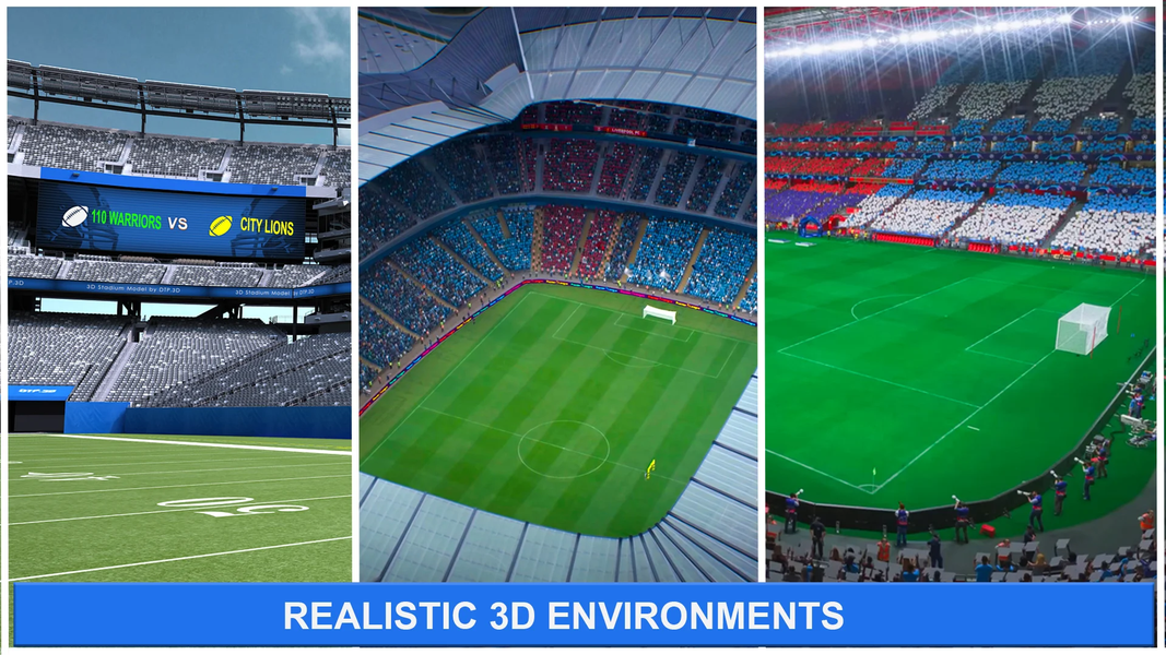 Soccer Football Game 2025 - Gameplay image of android game