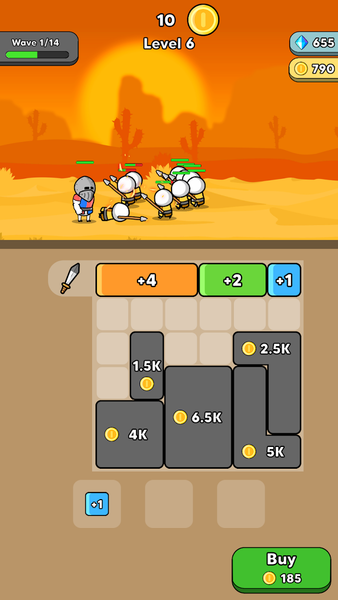 Combo Clash - Gameplay image of android game