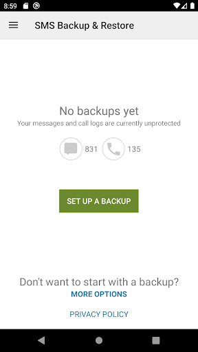 SMS Backup & Restore - عکس برنامه موبایلی اندروید