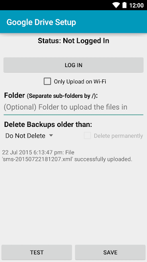 Add-On - SMS Backup & Restore. - Image screenshot of android app