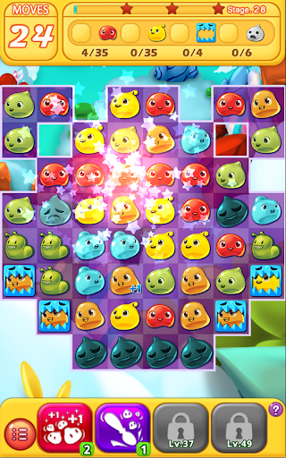 Jelly Jelly Crush - In the sky - عکس بازی موبایلی اندروید
