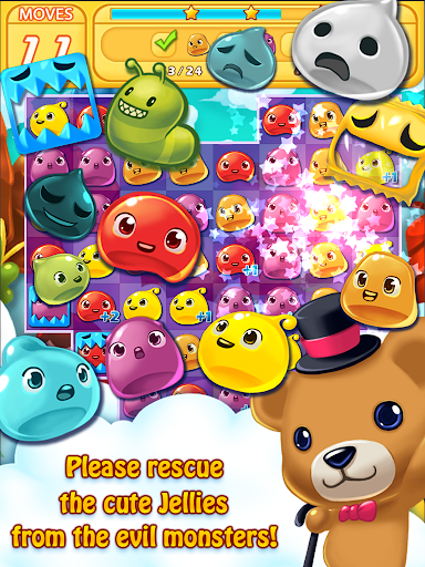 Jelly Jelly Crush - In the sky - عکس بازی موبایلی اندروید