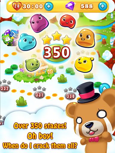 Jelly Jelly Crush - In the sky - عکس بازی موبایلی اندروید