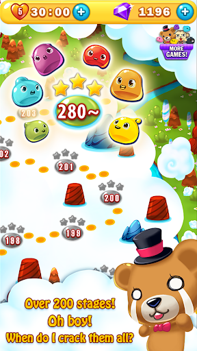 Jelly Jelly Crush - In the sky - عکس بازی موبایلی اندروید