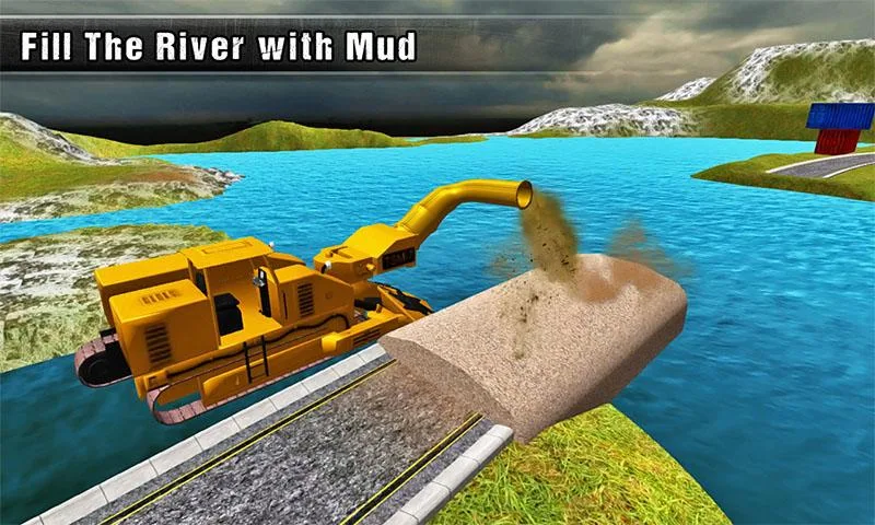 River Road Builder Bridge Cons - Gameplay image of android game