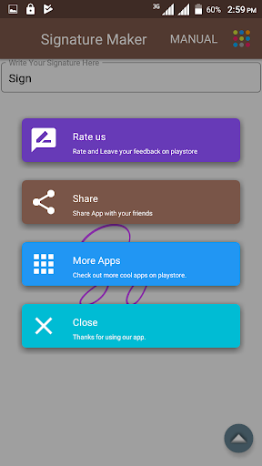 Signature Maker - عکس برنامه موبایلی اندروید