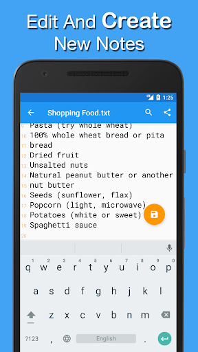 Simple Notepad - Text Editor 2019 - Image screenshot of android app
